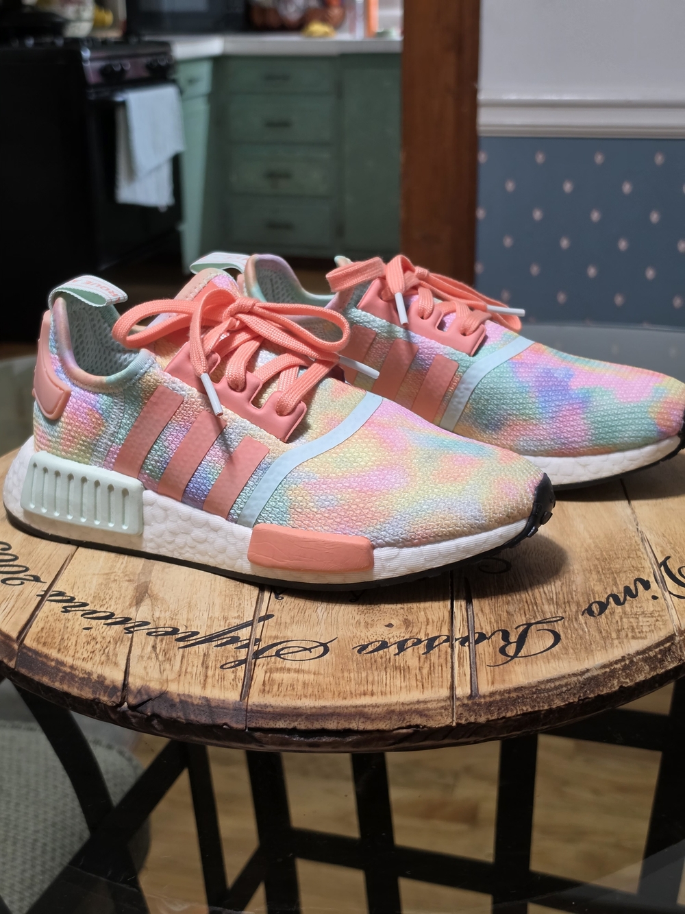 Adidas Women’s Pastel Tie-Dye NMD_R1 Sneakers - Pink